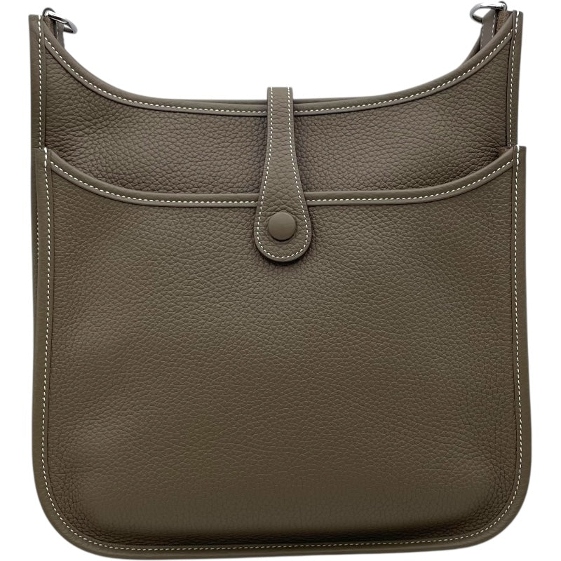エルメス HERMES エヴリン3PM K刻 エトゥープ SV金具 トリヨン レディース ショルダーバッグ