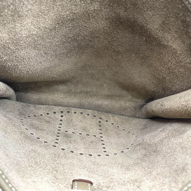 エルメス HERMES エヴリン3PM K刻 エトゥープ SV金具 トリヨン レディース ショルダーバッグ