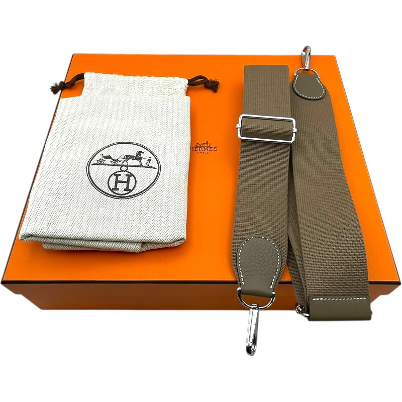 エルメス HERMES エヴリン3PM K刻 エトゥープ SV金具 トリヨン レディース ショルダーバッグ