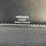 エルメス HERMES ケリー・デベッシュクラッチ W刻印　(2024年製) ブラック　シルバー金具 ボックスカーフ レディース ハンドバッグ