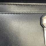 エルメス HERMES ケリー・デベッシュクラッチ W刻印　(2024年製) ブラック　シルバー金具 ボックスカーフ レディース ハンドバッグ