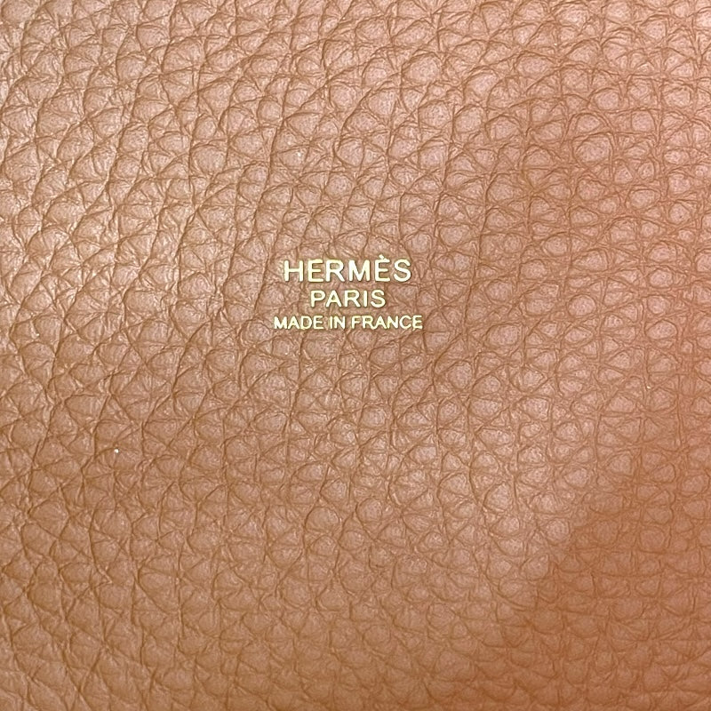 エルメス HERMES ピコタンロックPM W刻 ゴールド GD金具 トリヨン レディース ハンドバッグ