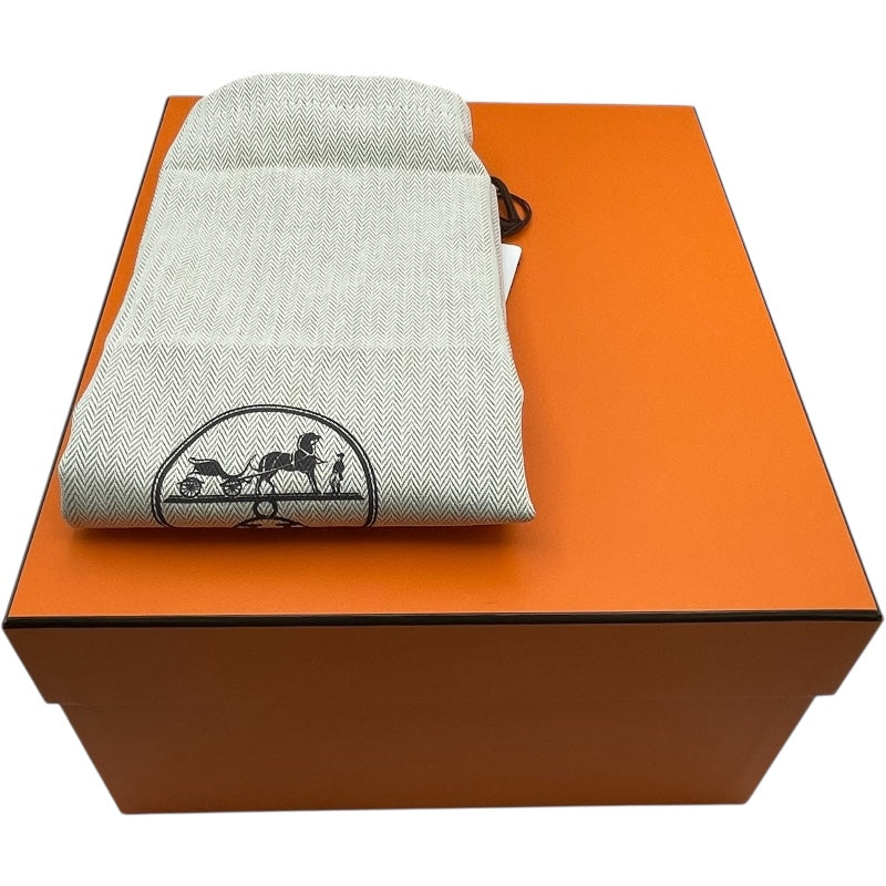 エルメス HERMES ネオガーデン23 K刻 グリーン SV金具 トワル レディース ハンドバッグ