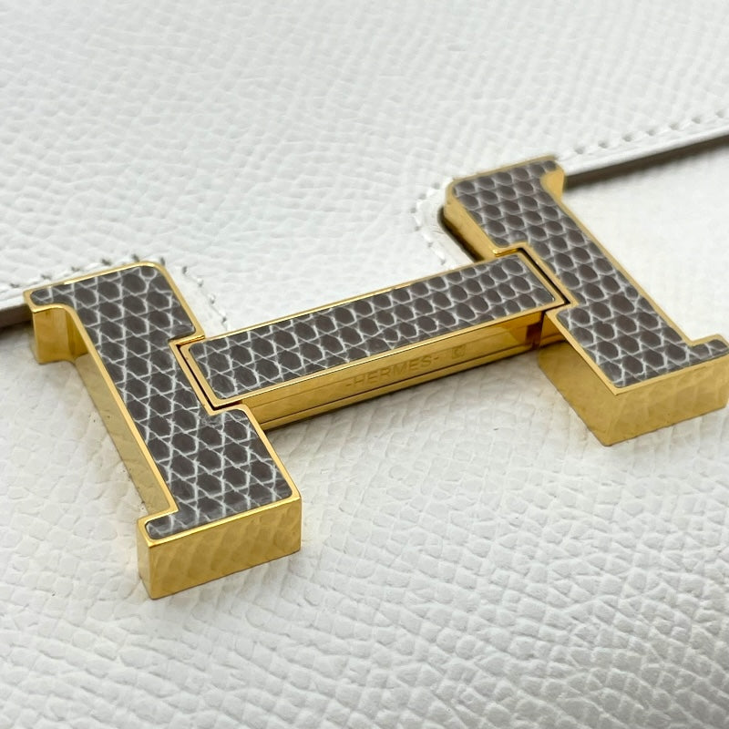 エルメス HERMES コンスタンストゥーゴー B刻印 グリペール/トゥルティエールグレー GD金具 エプソン/リザード レディース ショルダーバッグ