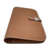 エルメス HERMES ドゴンGM W刻 ゴールド SV金具 トゴ ユニセックス 長財布