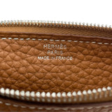 エルメス HERMES ドゴンGM W刻 ゴールド SV金具 トゴ ユニセックス 長財布