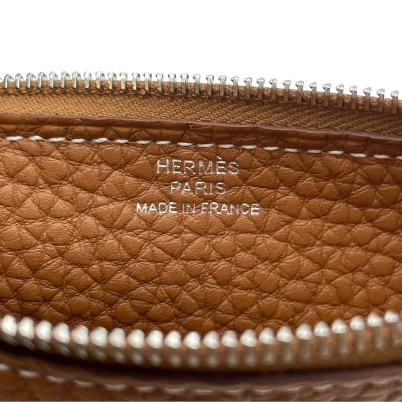 エルメス HERMES ドゴンGM W刻 ゴールド SV金具 トゴ ユニセックス 長財布