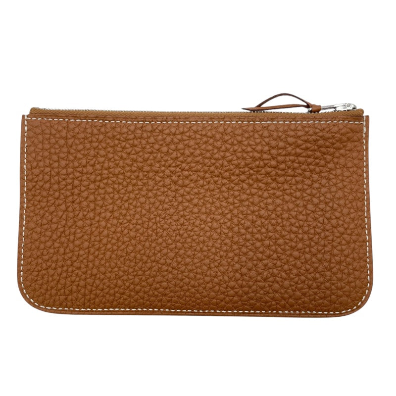 エルメス HERMES ドゴンGM W刻 ゴールド SV金具 トゴ ユニセックス 長財布