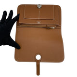 エルメス HERMES ドゴンGM W刻 ゴールド SV金具 トゴ ユニセックス 長財布