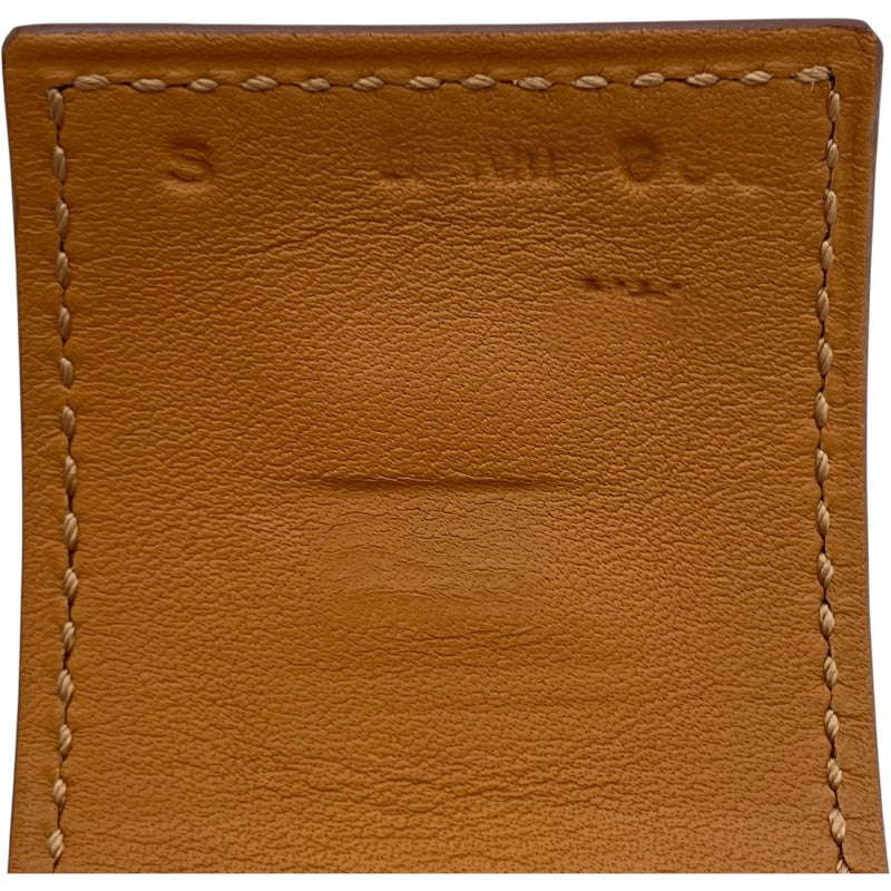 エルメス HERMES コリエ・ド・シアン Sサイズ X刻印 ボルドー SV金具 リザード レディース バングル