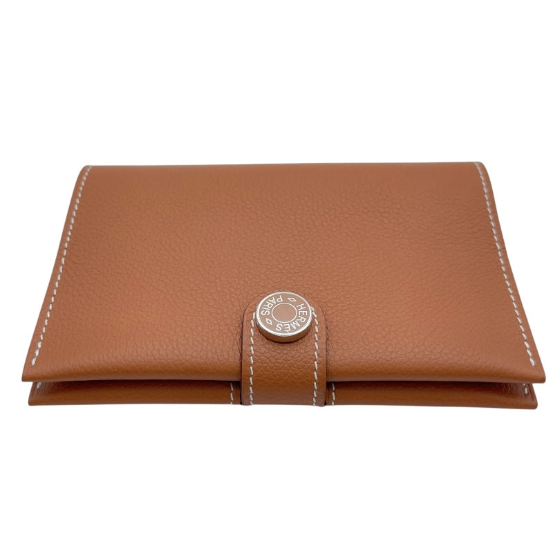 エルメス HERMES RMSパスポートケース W刻 ゴールド SV金具 エバーカラー ユニセックス パスポートケース