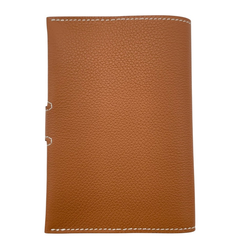 エルメス HERMES RMSパスポートケース W刻 ゴールド SV金具 エバーカラー ユニセックス パスポートケース