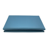 エルメス HERMES カルヴィ □P刻 ブルージーン SV金具 エプソン ユニセックス カードケース