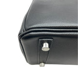 エルメス HERMES バーキン25 □N刻 ブラック SV金具 エプソン レディース ハンドバッグ