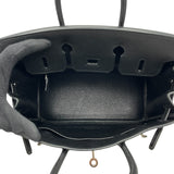 エルメス HERMES バーキン25 □N刻 ブラック SV金具 エプソン レディース ハンドバッグ