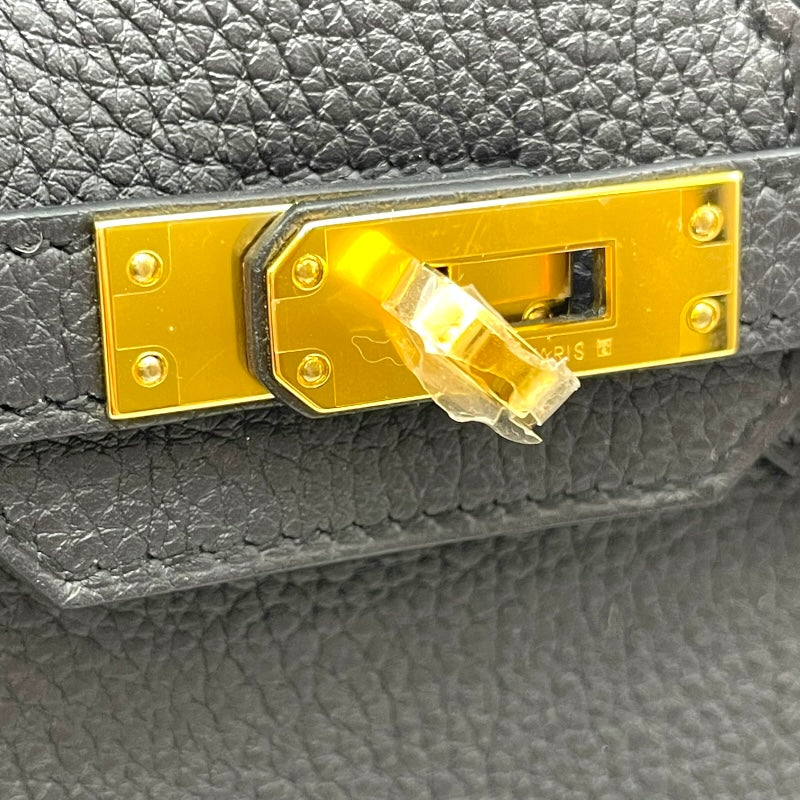 エルメス HERMES バーキン25 K刻印 ブラック GD金具 トゴ レディース ハンドバッグ