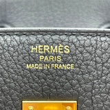 エルメス HERMES バーキン25 K刻印 ブラック GD金具 トゴ レディース ハンドバッグ