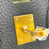 エルメス HERMES バーキン25 K刻印 ブラック GD金具 トゴ レディース ハンドバッグ