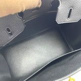 エルメス HERMES バーキン25 K刻印 ブラック GD金具 トゴ レディース ハンドバッグ