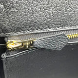 エルメス HERMES バーキン25 K刻印 ブラック GD金具 トゴ レディース ハンドバッグ