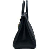 エルメス HERMES バーキン25 K刻印 ブラック GD金具 トゴ レディース ハンドバッグ