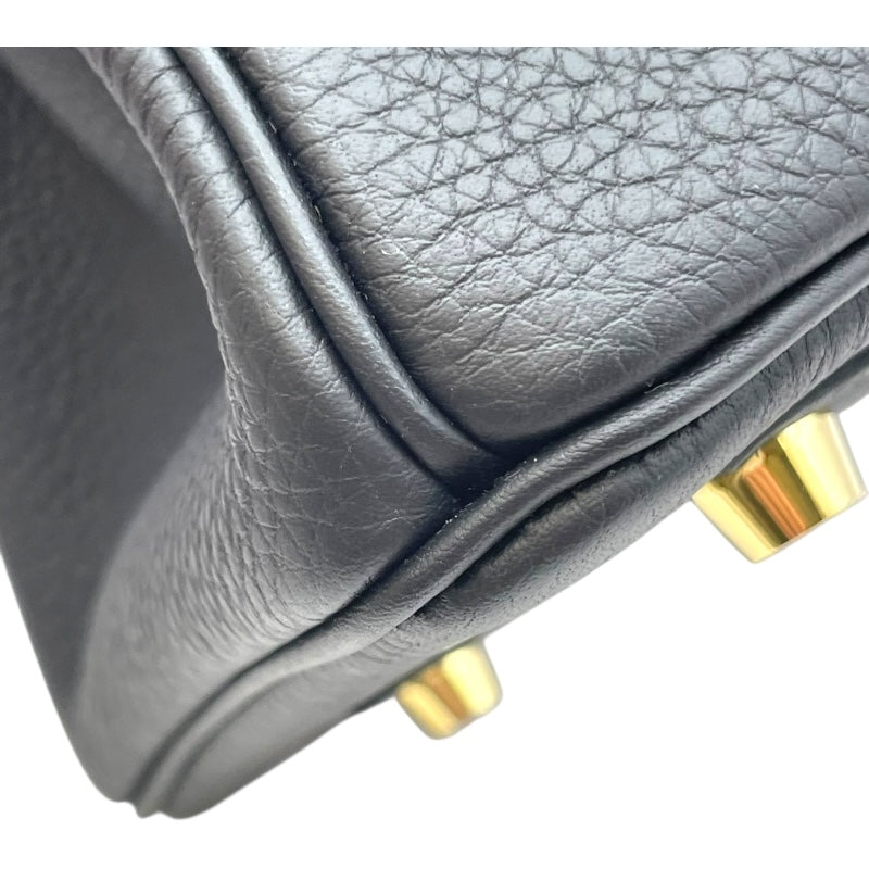 エルメス HERMES バーキン25 K刻印 ブラック GD金具 トゴ レディース ハンドバッグ