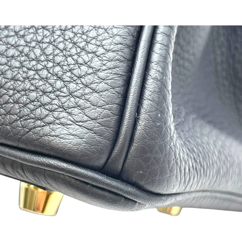 エルメス HERMES バーキン25 K刻印 ブラック GD金具 トゴ レディース ハンドバッグ
