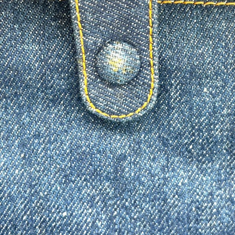 シャネル CHANEL ココマーク バニティ ブルー GD金具 デニム レディース ショルダーバッグ