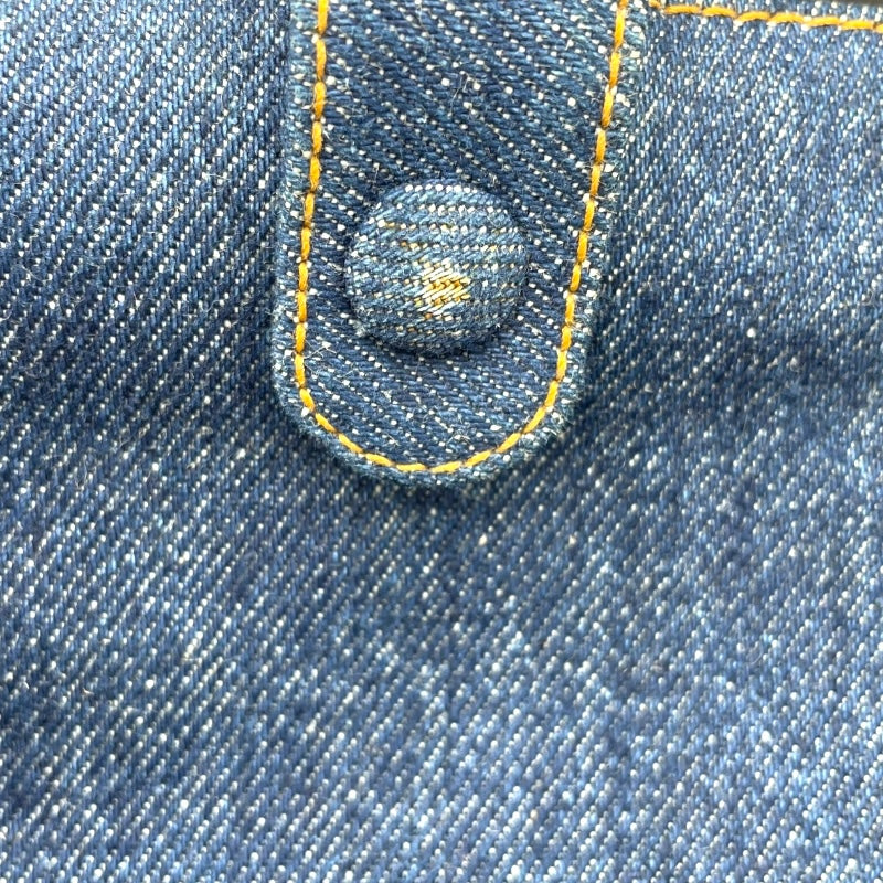 シャネル CHANEL ココマーク バニティ ブルー GD金具 デニム レディース ショルダーバッグ