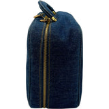 シャネル CHANEL ココマーク バニティ ブルー GD金具 デニム レディース ショルダーバッグ