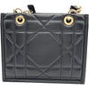 クリスチャン・ディオール Christian Dior エッセンシャル トート スモール ブラック/アーシカナージュ GD金具 レザー レディース トートバッグ