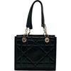 クリスチャン・ディオール Christian Dior エッセンシャル トート スモール ブラック/アーシカナージュ GD金具 レザー レディース トートバッグ