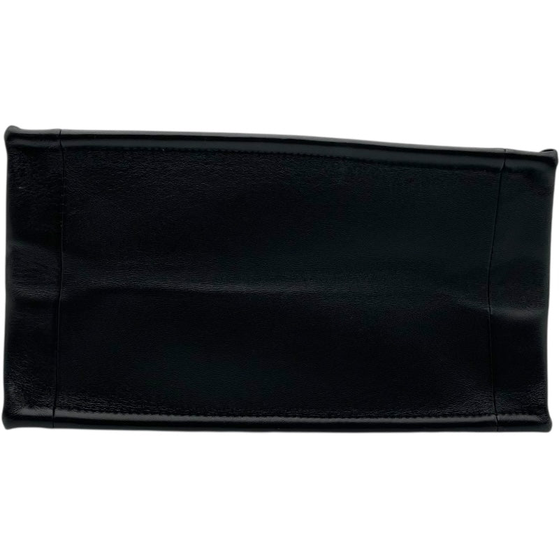 クリスチャン・ディオール Christian Dior エッセンシャル トート スモール ブラック/アーシカナージュ GD金具 レザー レディース トートバッグ