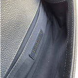 シャネル CHANEL ボーイシャネル20 A67085 28番台 ネイビー　ゴールド金具 キャビアスキン レディース ショルダーバッグ