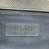 シャネル CHANEL ボーイシャネル20 A67085 28番台 ネイビー　ゴールド金具 キャビアスキン レディース ショルダーバッグ