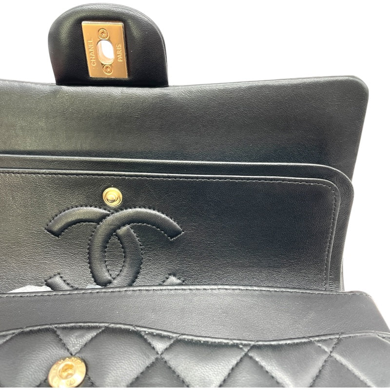 シャネル CHANEL マトラッセ25 A01112 ブラック PG金具 ラムスキン レディース ショルダーバッグ