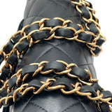 シャネル CHANEL マトラッセ25 A01112 ブラック PG金具 ラムスキン レディース ショルダーバッグ