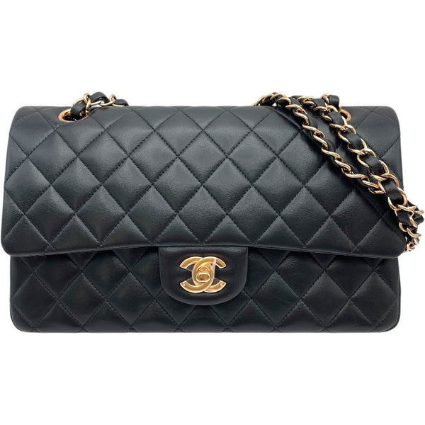 シャネル CHANEL マトラッセ25 A01112 ブラック PG金具 ラムスキン レディース ショルダーバッグ