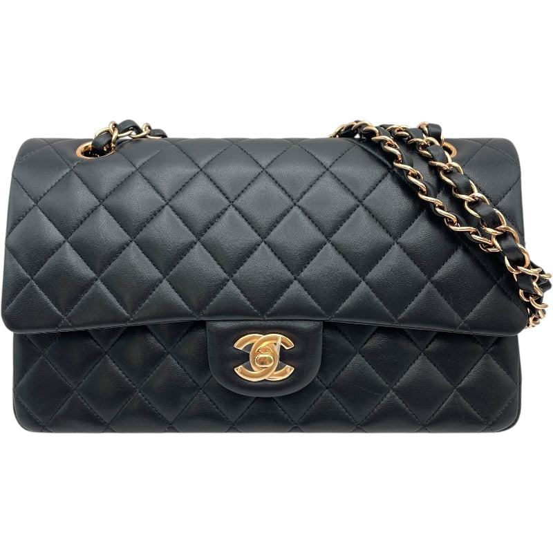 シャネル CHANEL マトラッセ25 A01112 ブラック PG金具 ラムスキン レディース ショルダーバッグ