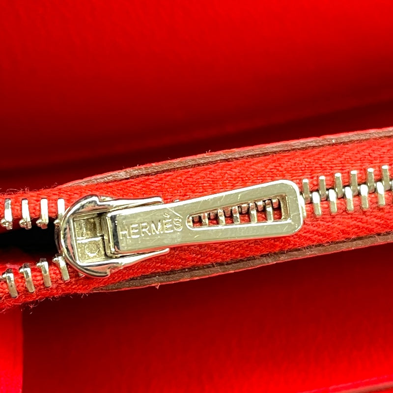 エルメス HERMES アザップロング □N刻 ブーゲンビリア SV金具 アリゲーターマット レディース 長財布