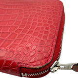 エルメス HERMES アザップロング □N刻 ブーゲンビリア SV金具 アリゲーターマット レディース 長財布