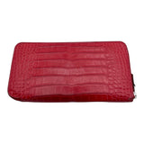 エルメス HERMES アザップロング □N刻 ブーゲンビリア SV金具 アリゲーターマット レディース 長財布