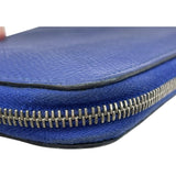 エルメス HERMES アザップ T刻印 ブルーブライトン SV金具 エプソン メンズ 長財布