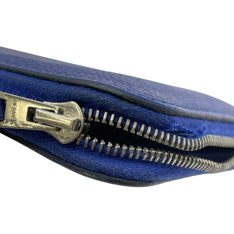 エルメス HERMES アザップ T刻印 ブルーブライトン SV金具 エプソン メンズ 長財布