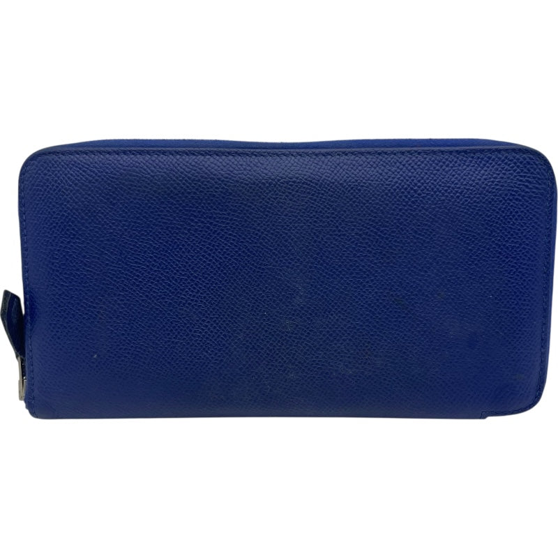 エルメス HERMES アザップ T刻印 ブルーブライトン SV金具 エプソン メンズ 長財布