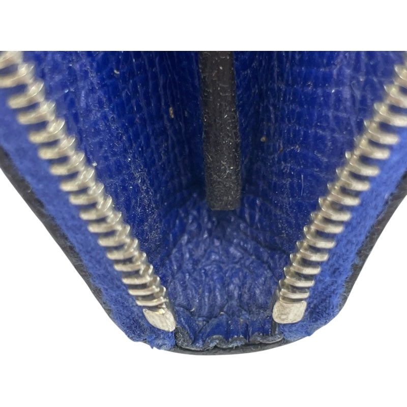 エルメス HERMES アザップ T刻印 ブルーブライトン SV金具 エプソン メンズ 長財布