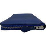 エルメス HERMES アザップ T刻印 ブルーブライトン SV金具 エプソン メンズ 長財布