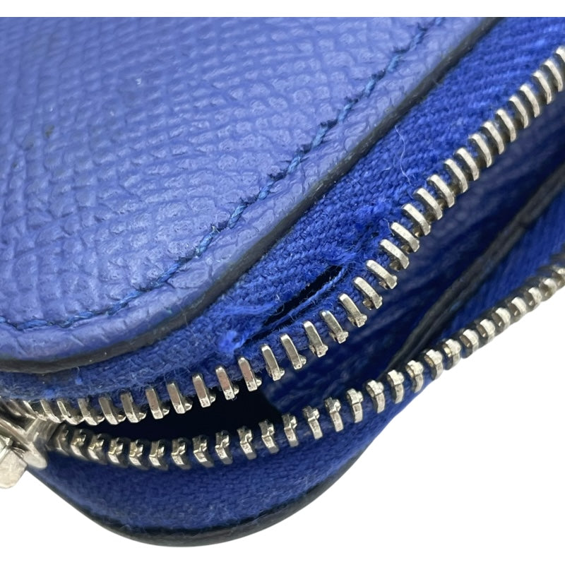 エルメス HERMES アザップ T刻印 ブルーブライトン SV金具 エプソン メンズ 長財布