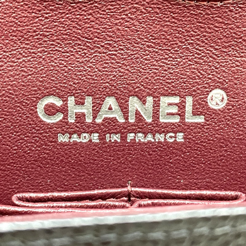シャネル CHANEL マトラッセ25 A01112 25番台 ブラック SV金具 キャビアスキン レディース ショルダーバッグ