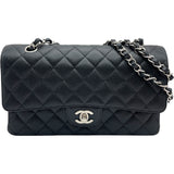 シャネル CHANEL マトラッセ25 A01112 25番台 ブラック SV金具 キャビアスキン レディース ショルダーバッグ